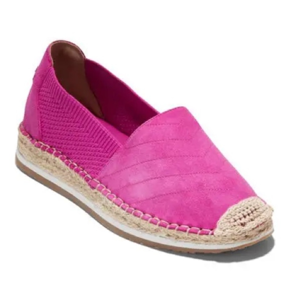 Cole Haan Cloudfeel Espadrille Loafers in Festival Fuchsia size 10